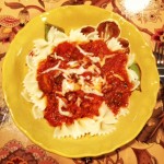 Aaron -Spaghetti Sauce over pasta